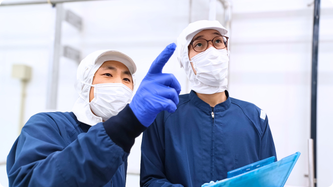 製造職K.Oの仕事中の様子