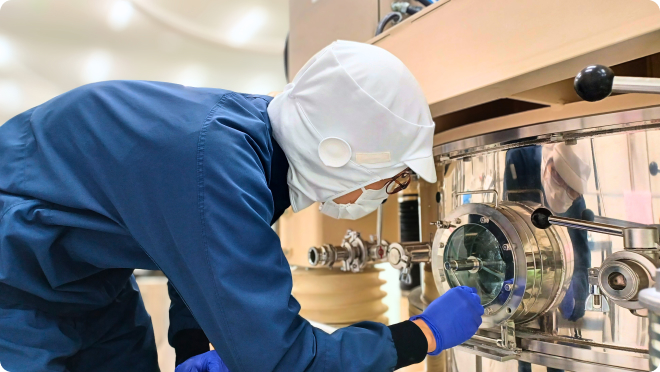 製造職K.Oの仕事中の様子
