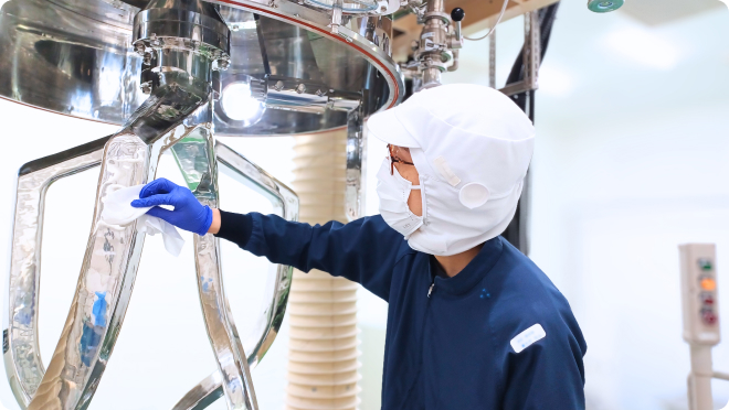 製造職K.Oの仕事中の様子