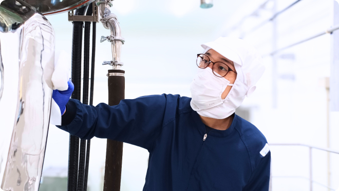 製造職K.Oの仕事中の様子